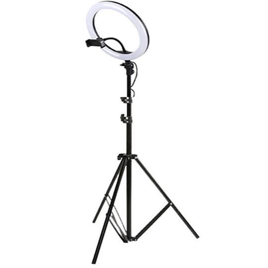 Ringlicht auf Stativ